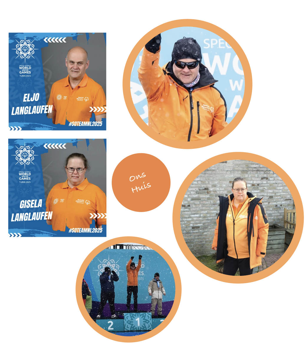 Afbeelding voor nieuwsbericht met titel: Eljo en Gisela van Ons Huis naar Special Olympics World Winter Games 2025