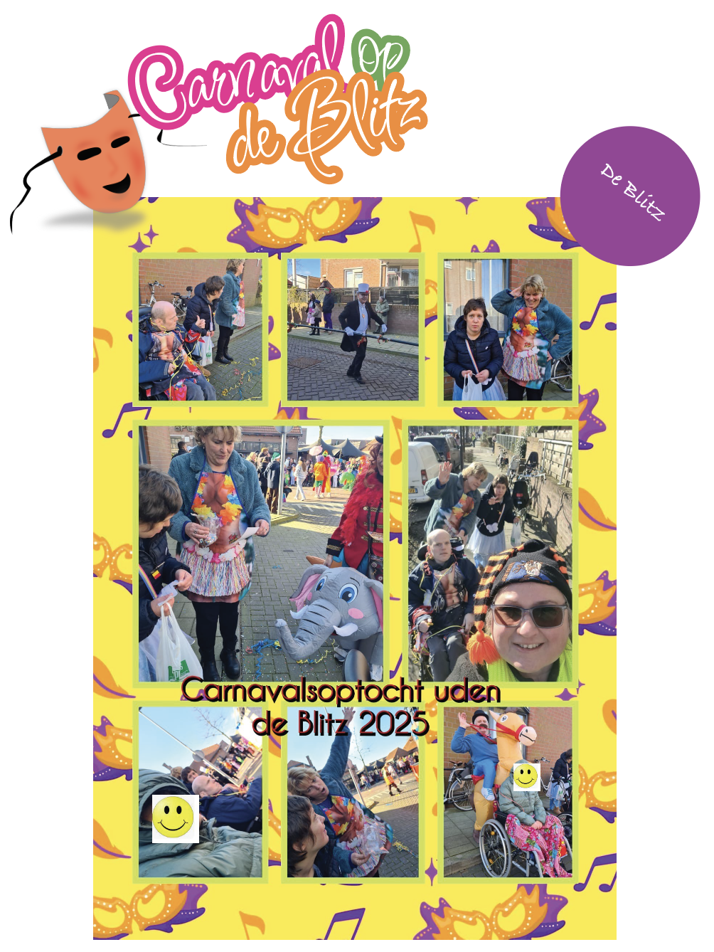 Afbeelding voor nieuwsbericht met titel: Carnaval op de Bliz