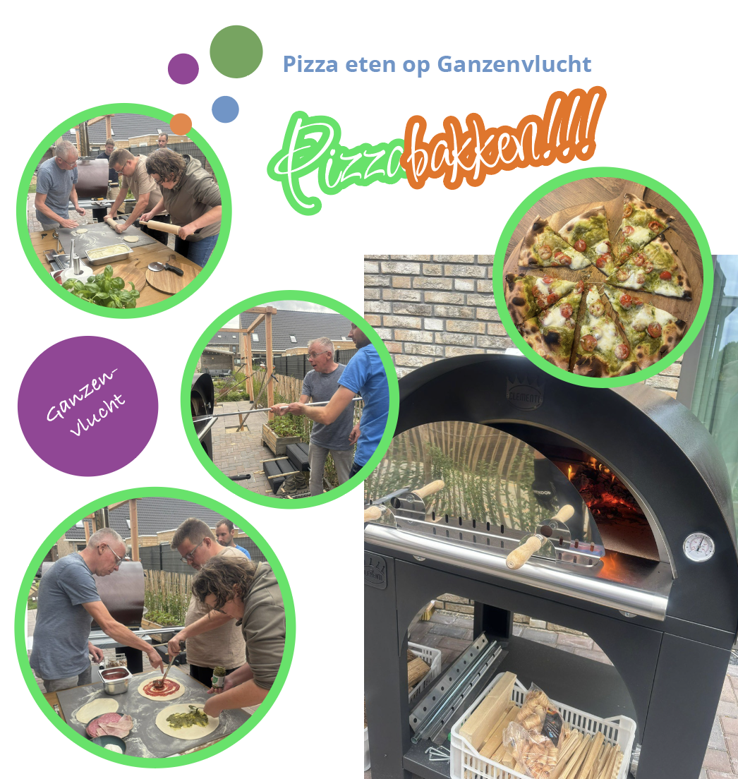 Afbeelding voor nieuwsbericht met titel: Pizza eten op Ganzenvlucht