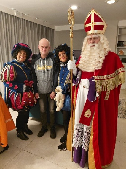 Afbeelding voor nieuwsbericht met titel: Sinterklaas en Pieten op bezoek bij Ons Huis