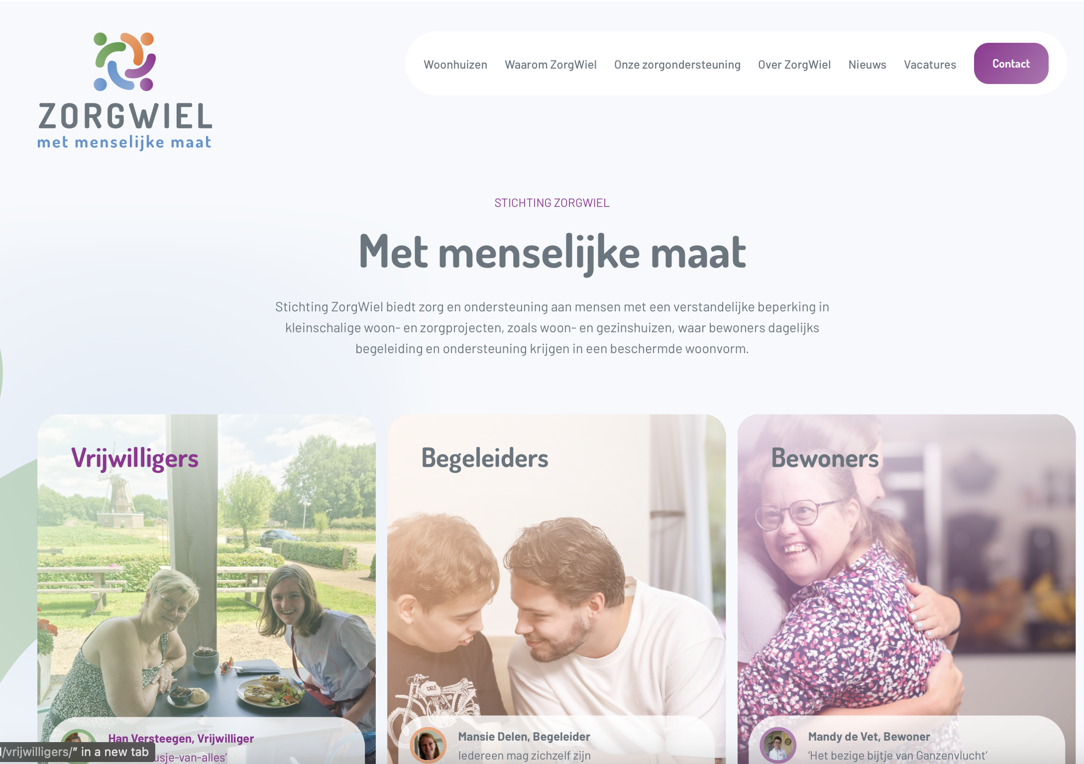 Afbeelding voor nieuwsbericht met titel: De website in een nieuw jasje