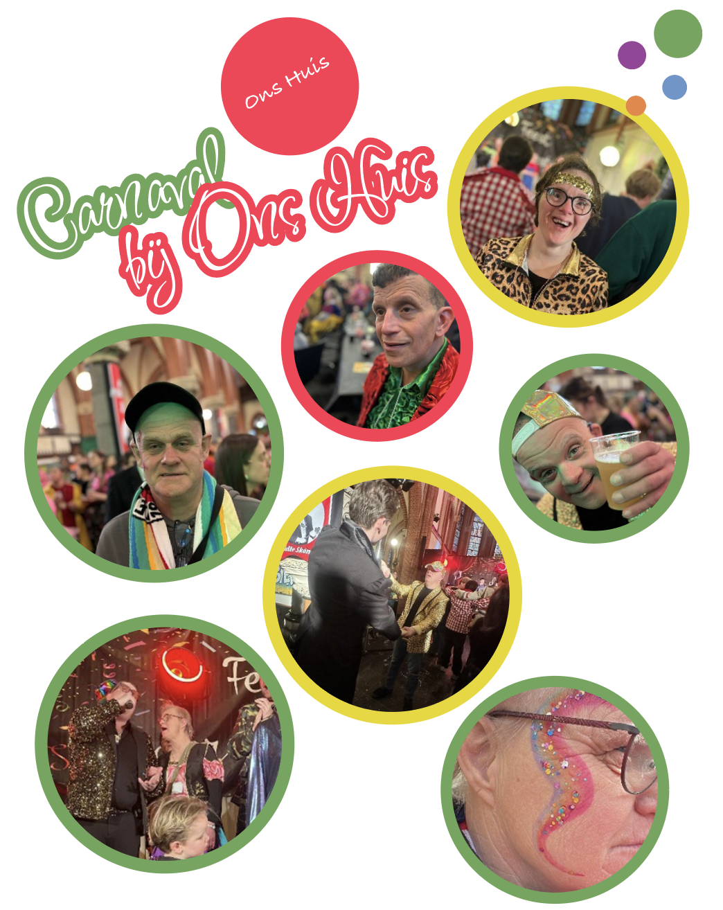 Afbeelding voor nieuwsbericht met titel: Carnaval bij Ons Huis