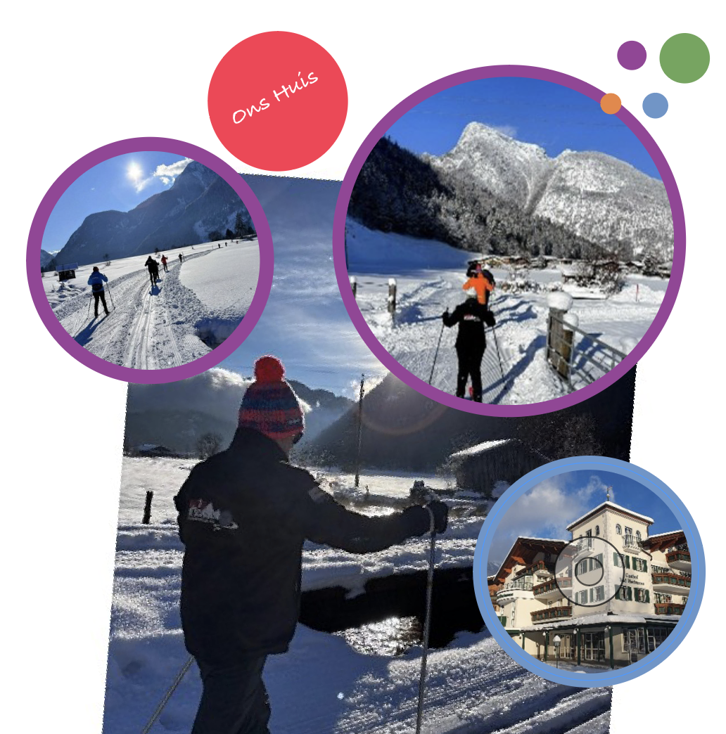 Afbeelding voor nieuwsbericht met titel: Bewoners van Ons Huis op skireis