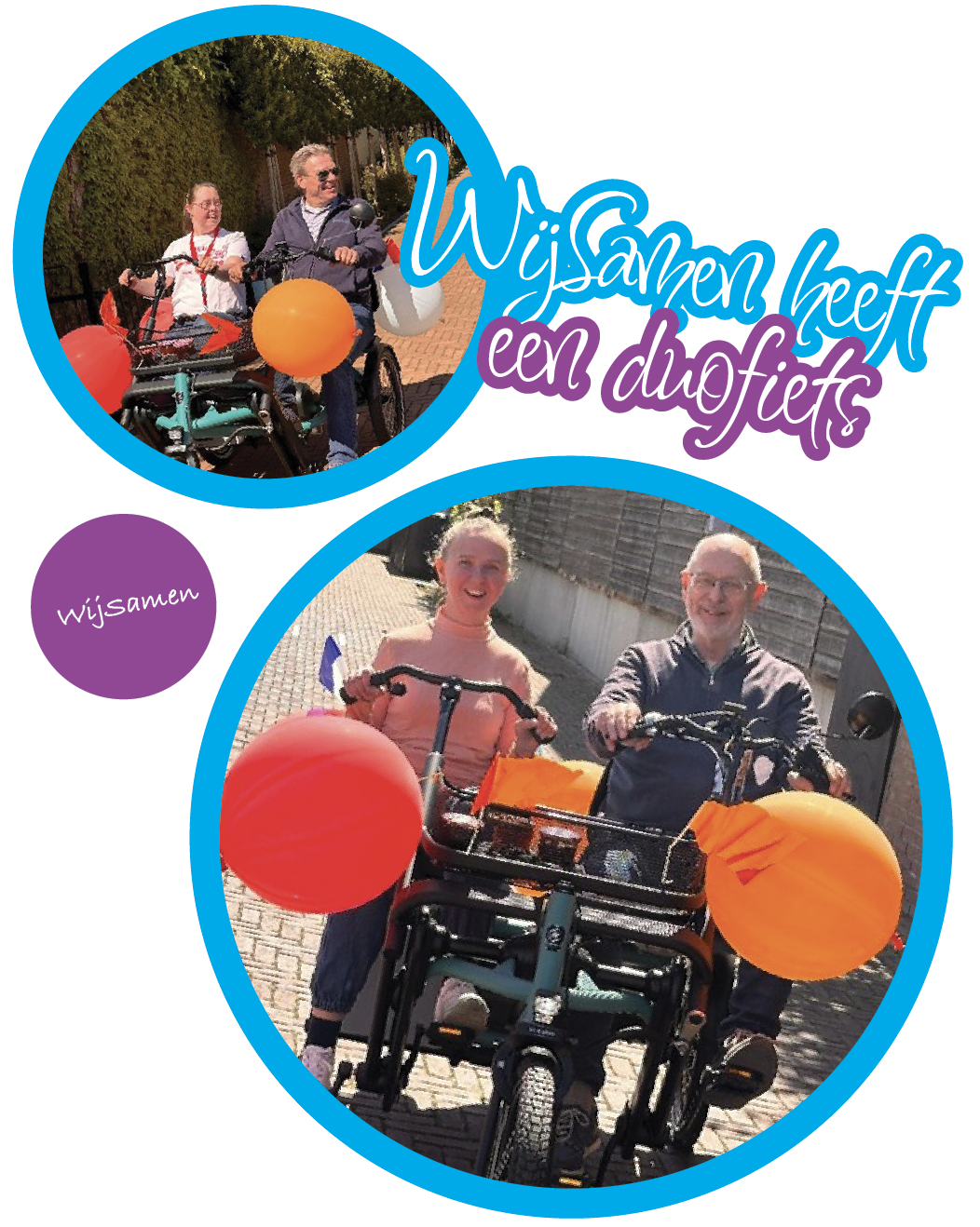 Afbeelding voor nieuwsbericht met titel: WijSamen heeft een duofiets