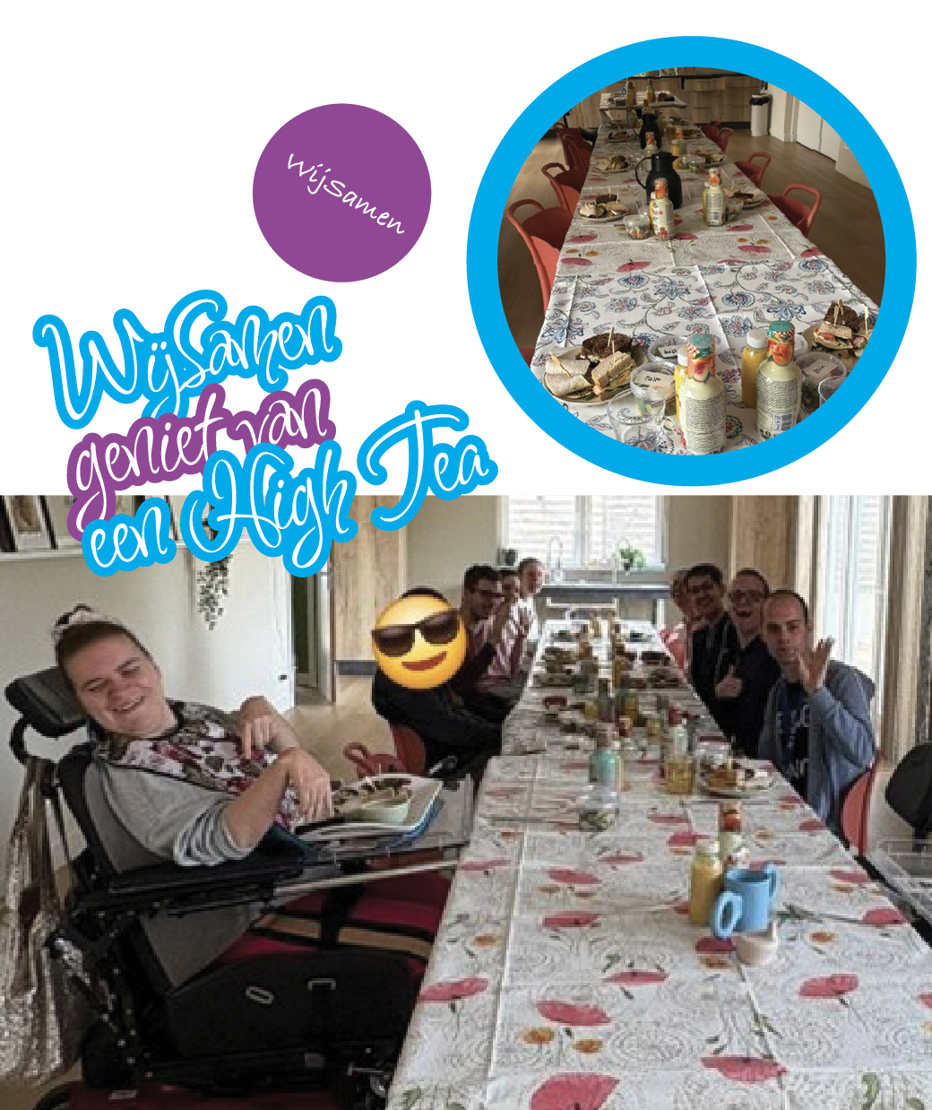 Afbeelding voor nieuwsbericht met titel: WijSamen geniet van een High Tea