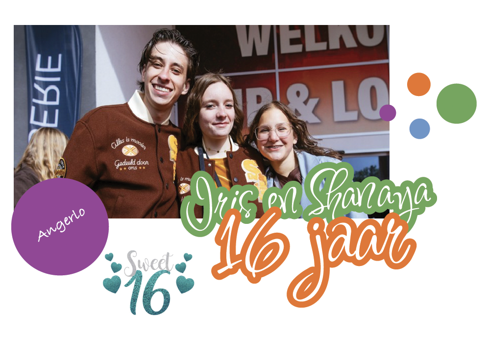 Afbeelding voor nieuwsbericht met titel: Iris en Shanaya 16 jaar