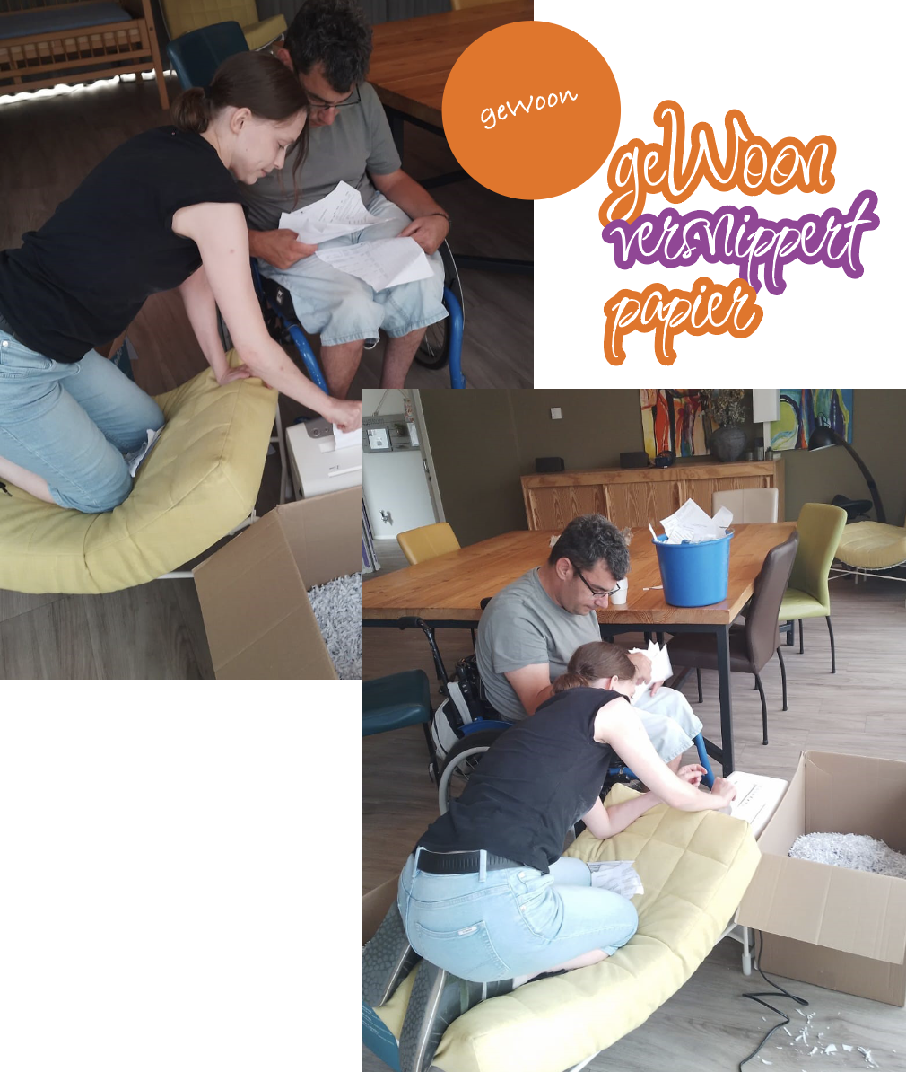 Afbeelding voor nieuwsbericht met titel: GeWoon versnippert papier
