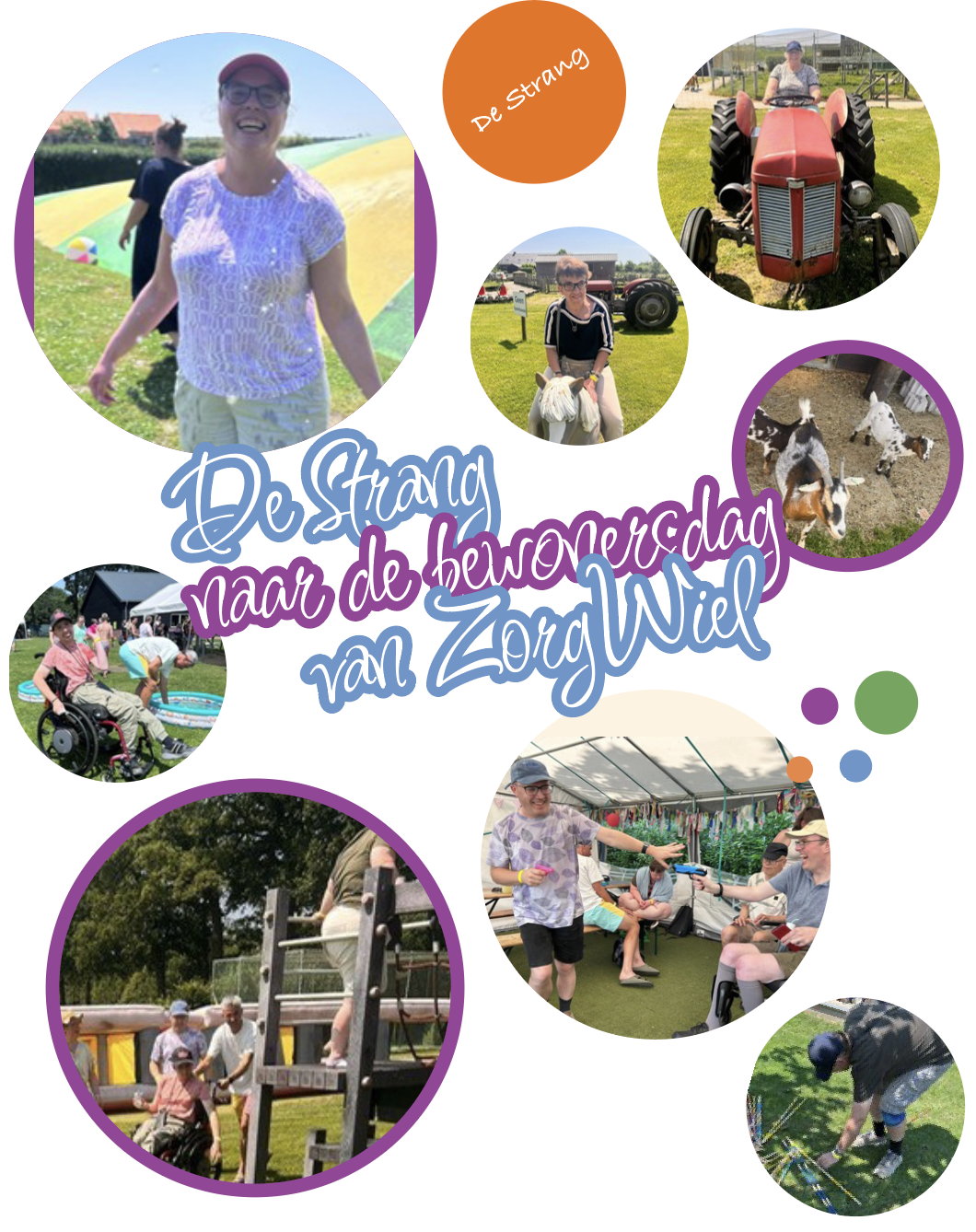 Afbeelding voor nieuwsbericht met titel: De Strang naar de bewonersdag van ZorgWiel